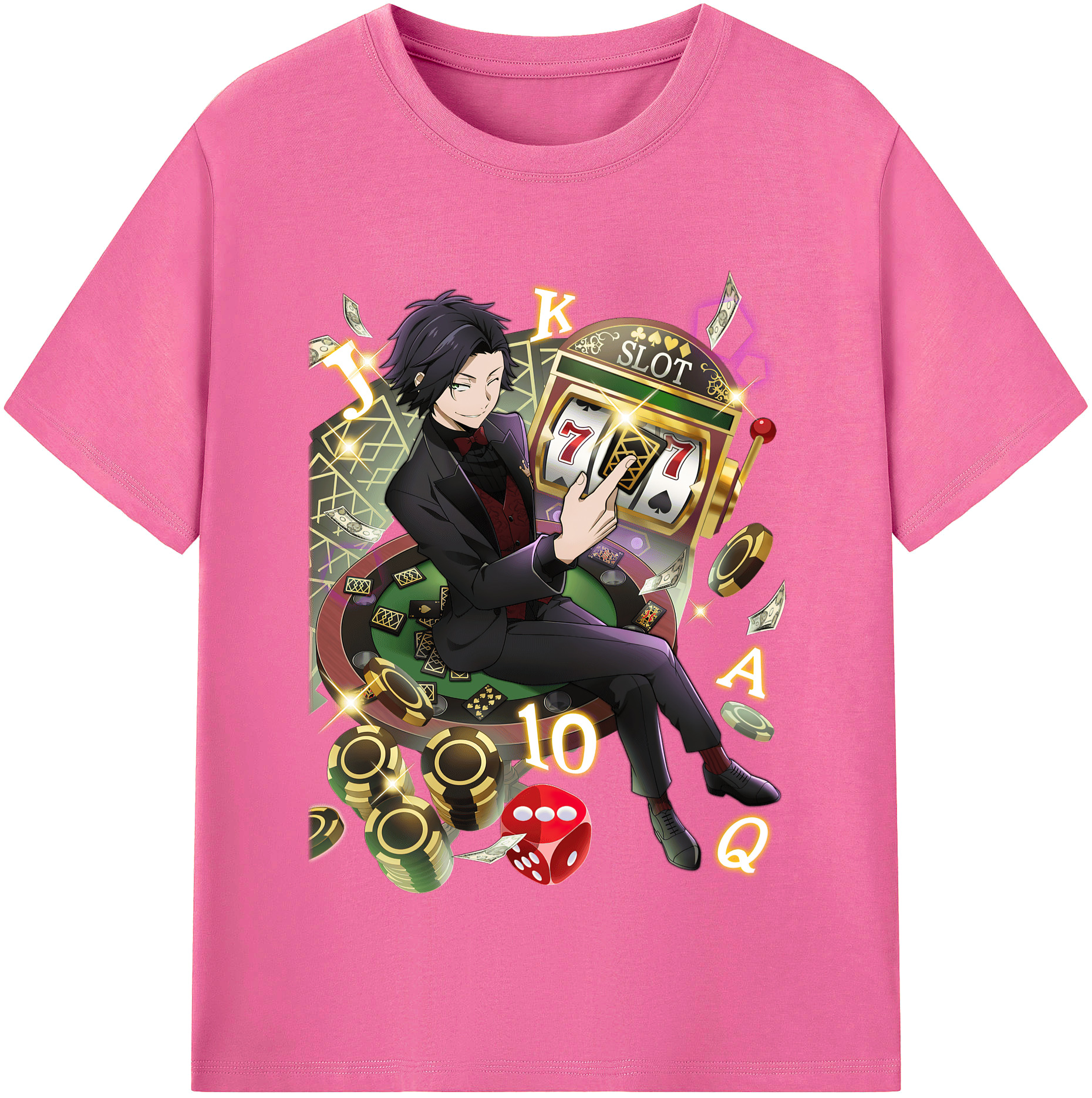 （画像用） 文豪ストレイドッグス Bungo Stray Dogs レディースカジュアルプリントTシャツ（綿100％）